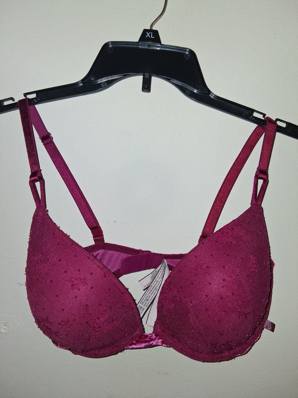 Victoria Secret's Padded Bra in Deep Pink
